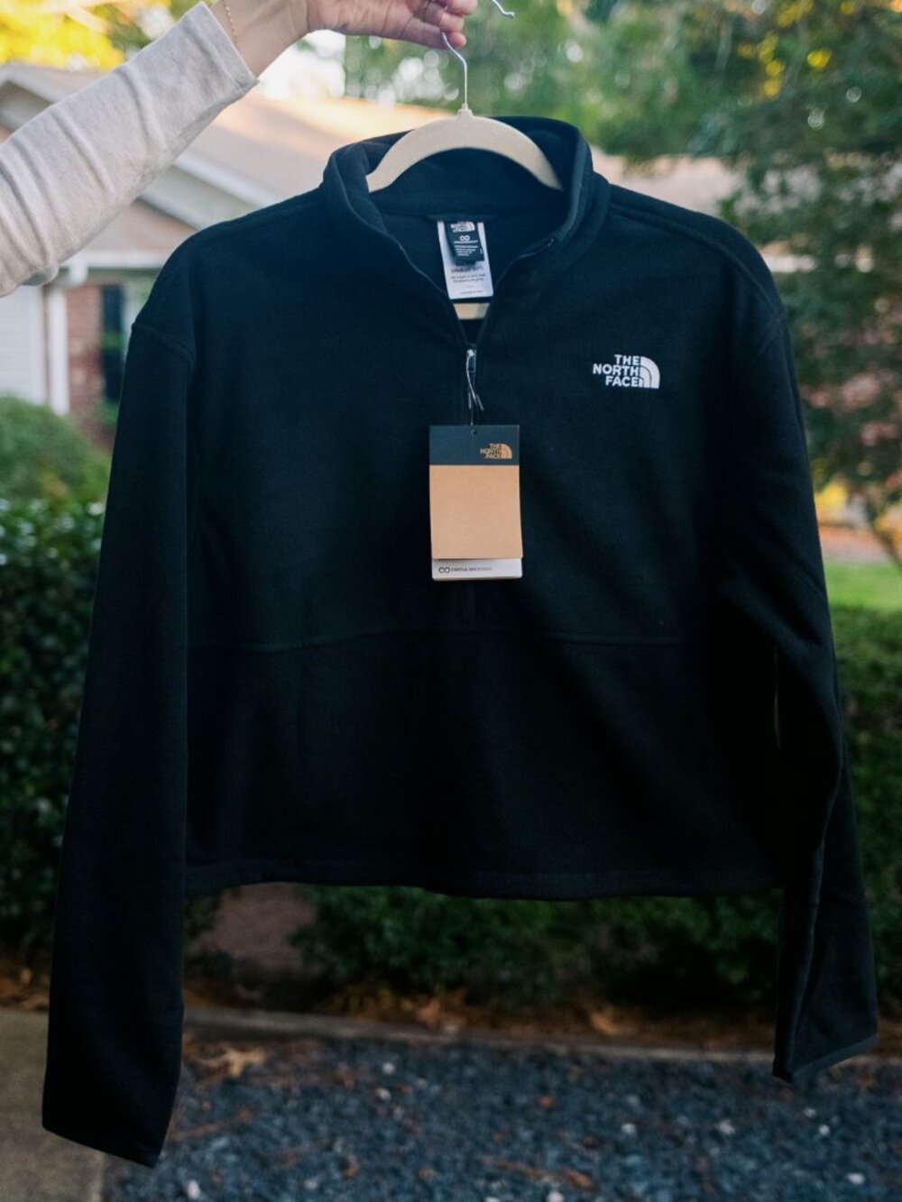 NWT The North Face Women’s Glacier Fleece 1/2-Zip Short Jacket Size S